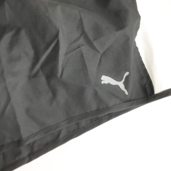 Puma Athletic Running Shorts New Black White  L - Picture 2 of 5